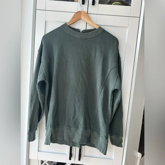 Aerie The Chill Crew Sweatshirt Oversized XXS - Picture 4 of 6